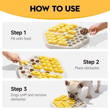 MEWOOFUN Dog Puzzle Toy,Dog Food Puzzle Feeder Toys for IQ Training,Dog Puzzles for Small/Medium/Large Smart Dogs,Dog Treat Puzzle Toys for Mental Enrichment