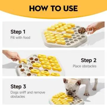 MEWOOFUN Dog Puzzle Toy,Dog Food Puzzle Feeder Toys for IQ Training,Dog Puzzles for Small/Medium/Large Smart Dogs,Dog Treat Puzzle Toys for Mental Enrichment