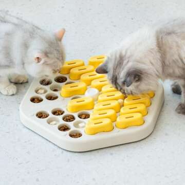 MEWOOFUN Dog Puzzle Toy,Dog Food Puzzle Feeder Toys for IQ Training,Dog Puzzles for Small/Medium/Large Smart Dogs,Dog Treat Puzzle Toys for Mental Enrichment