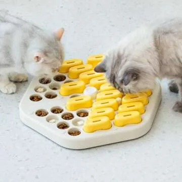 MEWOOFUN Dog Puzzle Toy,Dog Food Puzzle Feeder Toys for IQ Training,Dog Puzzles for Small/Medium/Large Smart Dogs,Dog Treat Puzzle Toys for Mental Enrichment