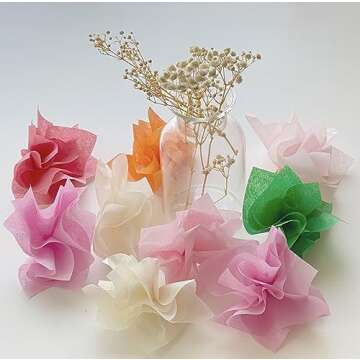 Colors of Rainbow Gift Wrapping Tissue Paper (96 Sheets, 20 Inch x 14.5 Inch) for Gift Bags Gift Boxes and Gift Baskets Packaging Baby Shower Bridal Shower Craft Project (Blush Light Pink)