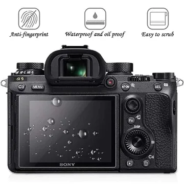 PCTC Screen Protector for Sony Alpha Cameras - 3 Pack