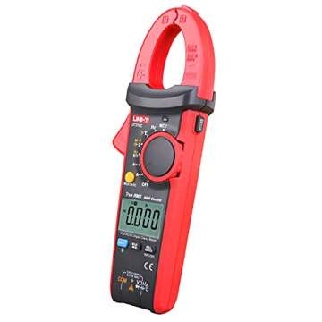 UNI-T Clamp Meter UT216C, Inrush Current AC/DC 600A TRMS HVAC Volt Amp Ohm Meter Multi Meter, Auto R...