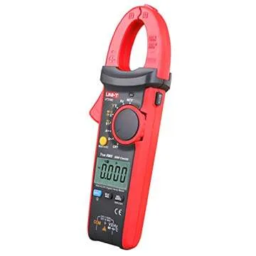UNI-T Clamp Meter UT216C, Inrush Current AC/DC 600A TRMS HVAC Volt Amp Ohm Meter Multi Meter, Auto R...