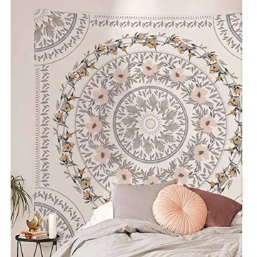 Simpkeely Floral Tapestry for Bedroom and Home Décor