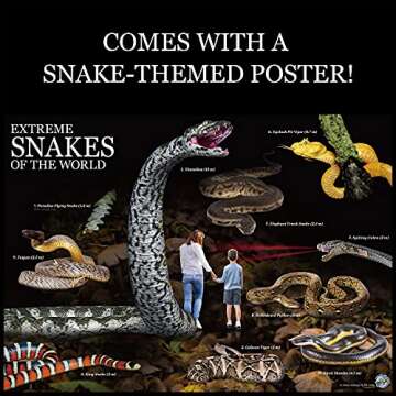 Extreme Snakes Edu Kit for Kids 6+ - STEM Learning Fun