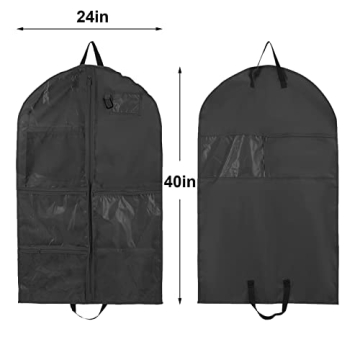 Waterproof Garment Bag with Storage for Kids' Costumes