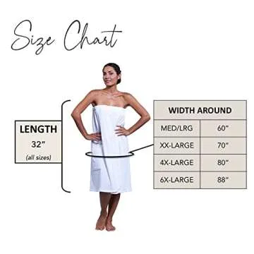 Boca Terry Women's Cotton Shower Wrap - Soft & Stylish