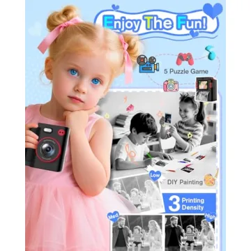Instant Print Camera for Kids - Fun Photography Toy for Ages 3-12