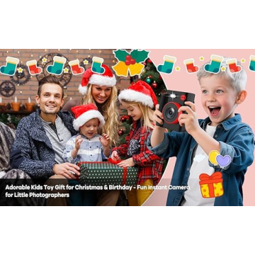 Instant Print Camera for Kids - Fun Photography Toy for Ages 3-12