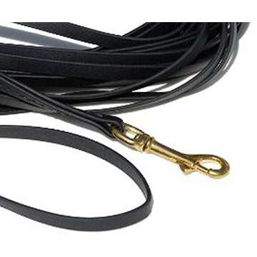 Ray Allen Mfg Signature K9 Biothane Long Line, 33-Feet x 3/8-Inch, Black