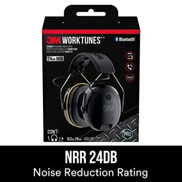 3M WorkTunes Bluetooth Hearing Protector 24dB NRR Wireless