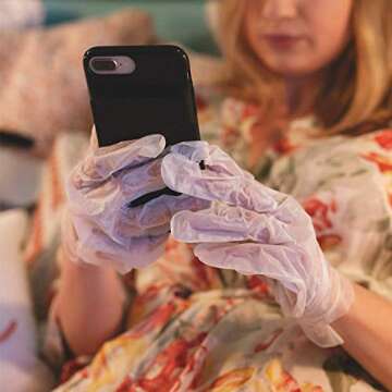 Bodipure HandPure Hand Mask - Intensive Repairing Treatment for Dry Cracked Hands - Anti-aging Moisturizing Gloves - Repairs Rough and Extra Dry Hands, For Women and Men - 12 Pack