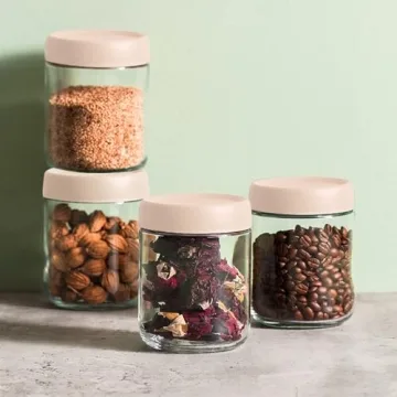 Custde Small Glass Containers for Meal Prep and Storage