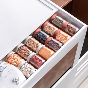 Custde Small Glass Containers for Meal Prep and Storage