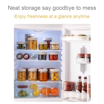 Custde Small Glass Containers for Meal Prep and Storage