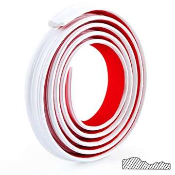 TriMold Peel and Stick Chair Rail Molding, Self-Adhesive Wall Trim for Home Decoration & Wall Protec...