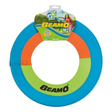 Toysmith Beamo Flying Hoop: Safe, Fun Outdoor Toy for Kids 5+