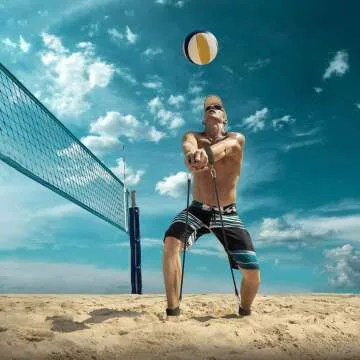 Volleyball Passing Aid Resistance Band Training Tool