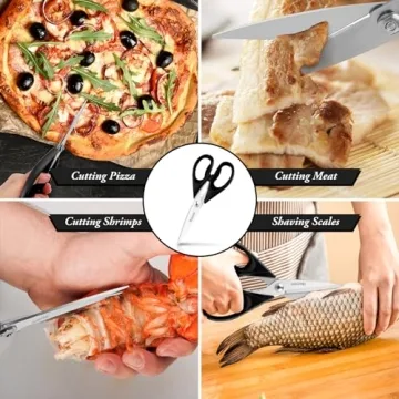 iBayam Kitchen Scissors - Great Gifts for Men
