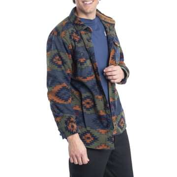Legendary Whitetails Men's Navigator Fleece Button Up Shirt