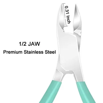 Ejiubas Cuticle Trimmer and Pusher Set for Nail Care