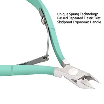Ejiubas Cuticle Trimmer and Pusher Set for Nail Care
