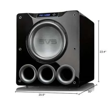 SVS PB-4000 13.5" Ported Box Subwoofer (Piano Gloss Black)