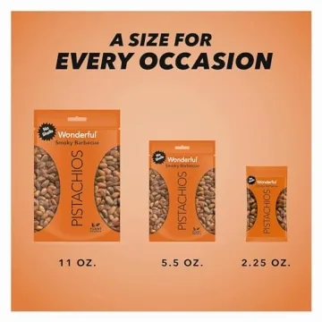 Smoky BBQ Wonderful Pistachios No Shells Protein Snack