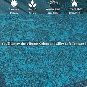 Stylish Silver Fever Women's Pashmina Evening Scarf