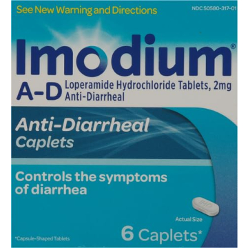 Fast Relief Imodium A-D Caplets for Diarrhea Relief