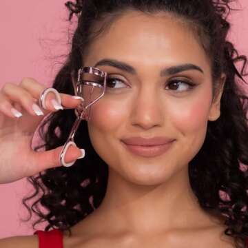 MCoBeauty Pro Eyelash Curler, Wide-Eyed, Long-Lasting Effect, Molded to Fit