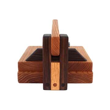 8 Inch Red Oak Wooden Tortilla Press for Authentic Cooking