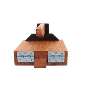 8 Inch Red Oak Wooden Tortilla Press for Authentic Cooking