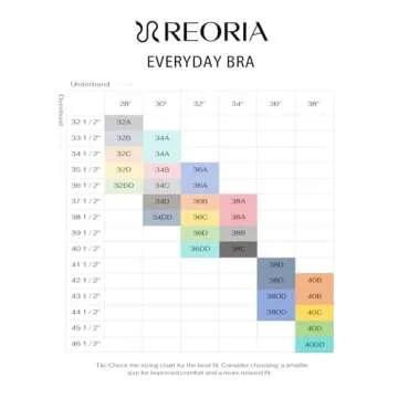 Comfortable REORIA Nipple Push-Up Bra for Women 32B