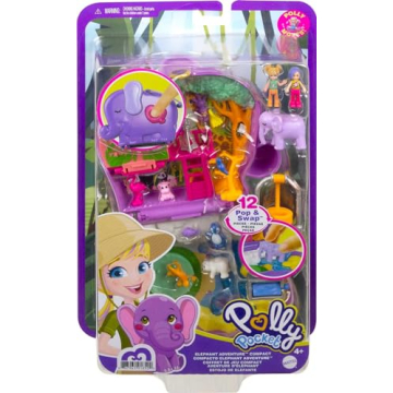 Polly Pocket Elephant Adventure Playset - Engaging Fun