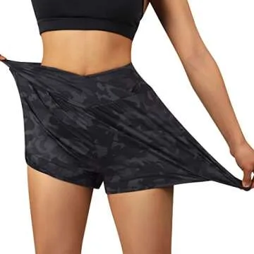 SUUKSESS High Waisted Workout Shorts for Women
