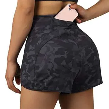 SUUKSESS High Waisted Workout Shorts for Women