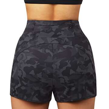 SUUKSESS High Waisted Workout Shorts for Women