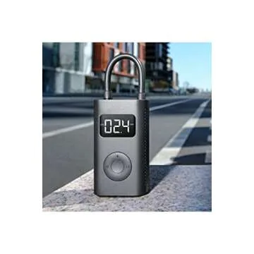 Xiaomi Portable Electric Air Compressor 1S, Tire Inflator Electric Air Pump for Car Tires, 150 PSI Tire Pump, Cordless Tire Inflation with Digital Tire Pressure Detection for Car, Scooter, Bike, Ball