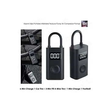 Xiaomi Portable Electric Air Compressor 1S, Tire Inflator Electric Air Pump for Car Tires, 150 PSI Tire Pump, Cordless Tire Inflation with Digital Tire Pressure Detection for Car, Scooter, Bike, Ball