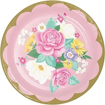 Floral Tea Party Decorations for 16 - Quality Set Included
