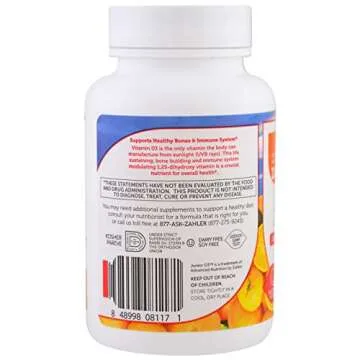 Zahler Junior D3 1000 IU – Chewable Vitamin D for Kids