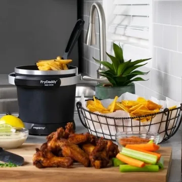 Compact Presto FryDaddy Electric Deep Fryer for Crispy Meals