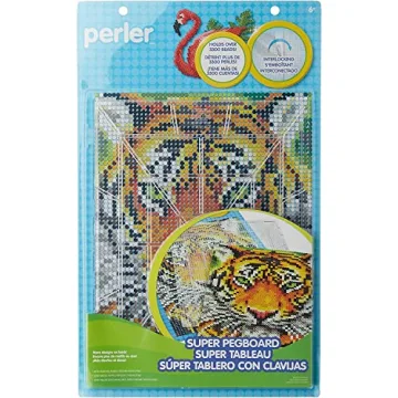 Perler Beads Extra Large Clear Pegboard - Perfect for Kids and Crafts!