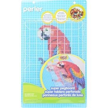 Perler Beads Extra Large Clear Pegboard for Creative Projects