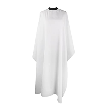 Professional Barber Cape with Adjustable Closure Snap, 55" x 51" Waterproof Hair Cutting Salon Cape ...