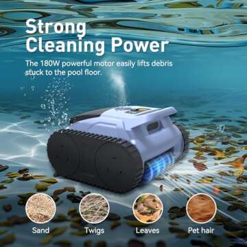 Seauto SAT20 Pro Robotic Pool Cleaner | Smart Agility | 2150 Sq.ft Coverage
