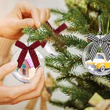 Customizable Christmas Ornaments Set for Holiday Decor