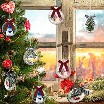 Customizable Christmas Ornaments Set for Holiday Decor